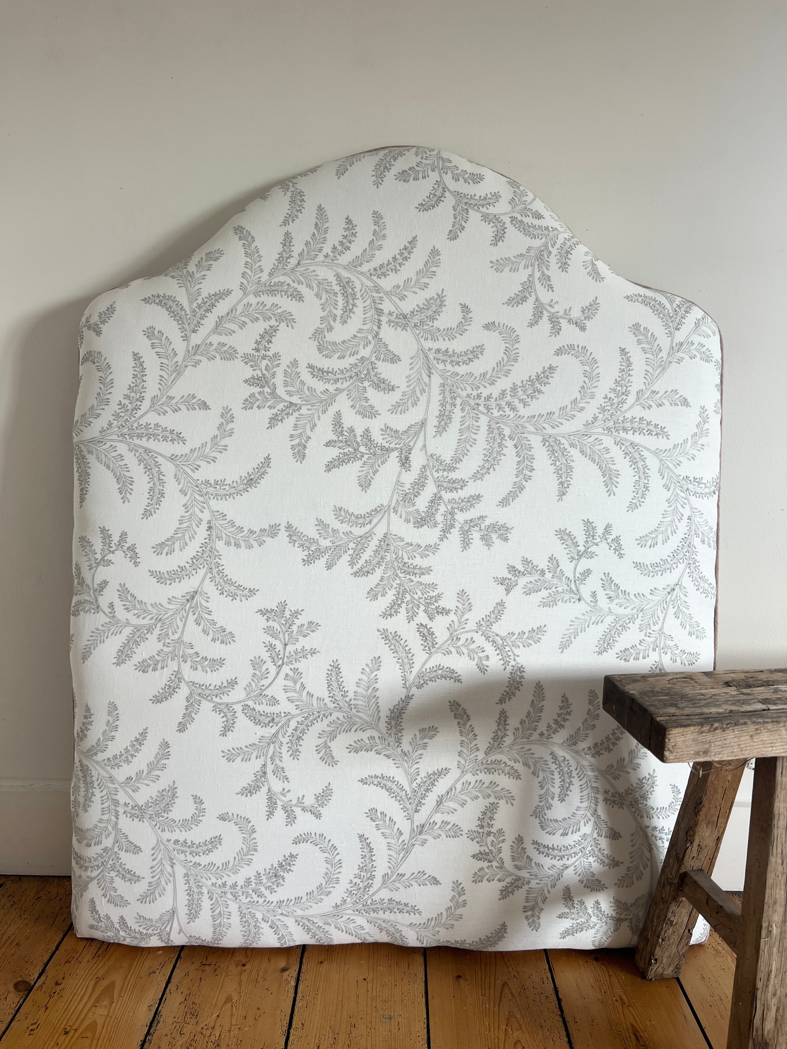 Single Headboard in Colefax & Fowler Embroidered Print