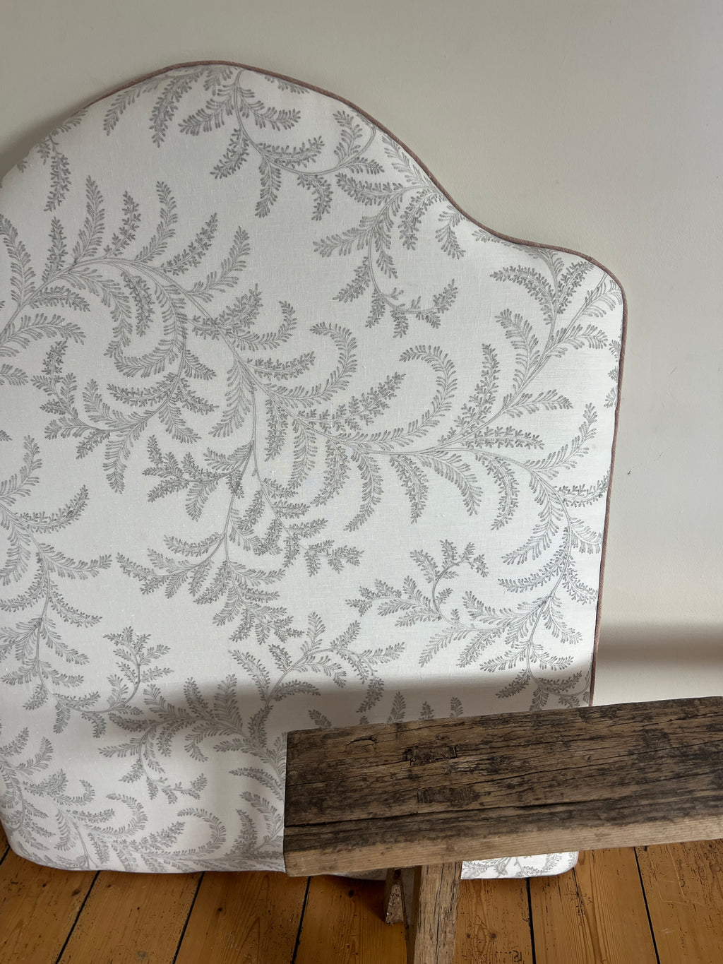 Single Headboard in Colefax & Fowler Embroidered Print