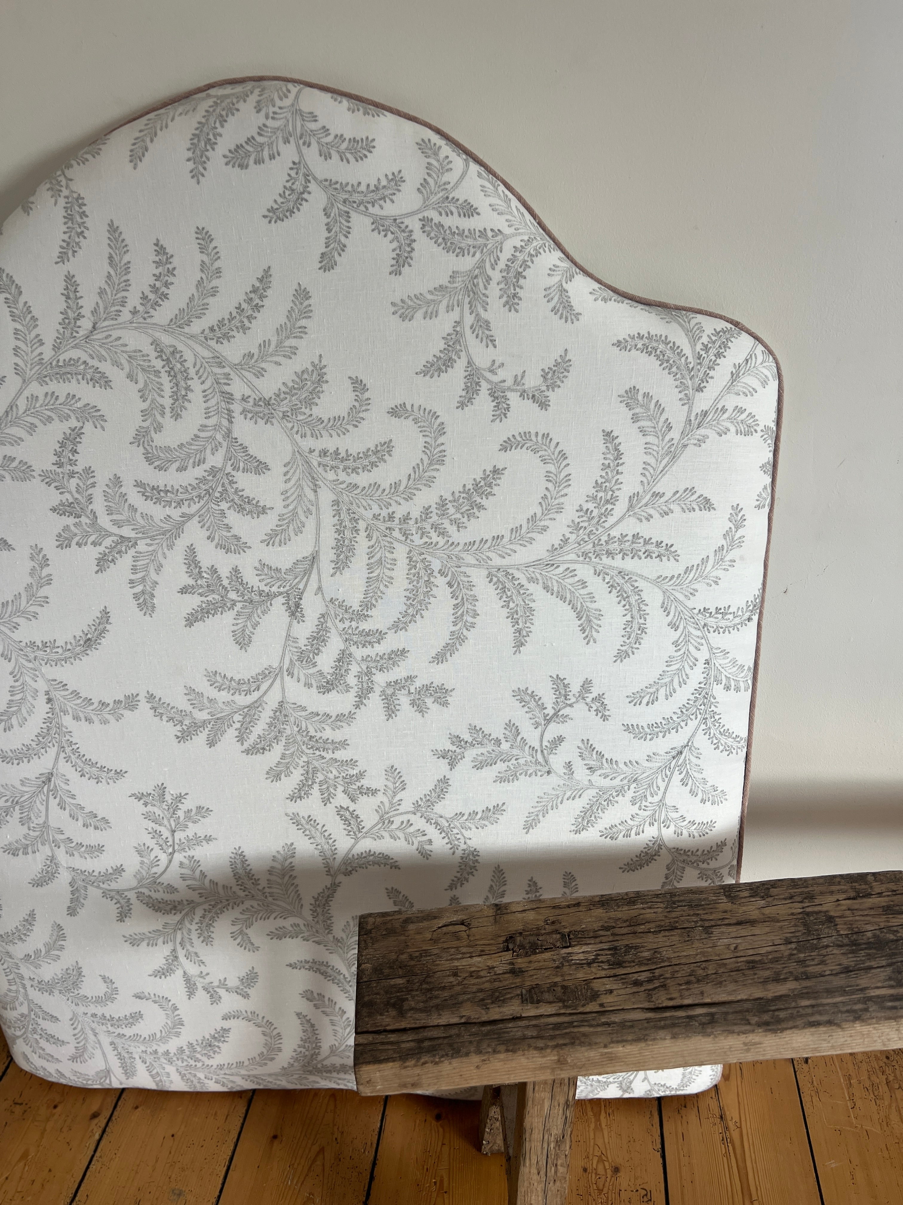 Single Headboard in Colefax & Fowler Embroidered Print