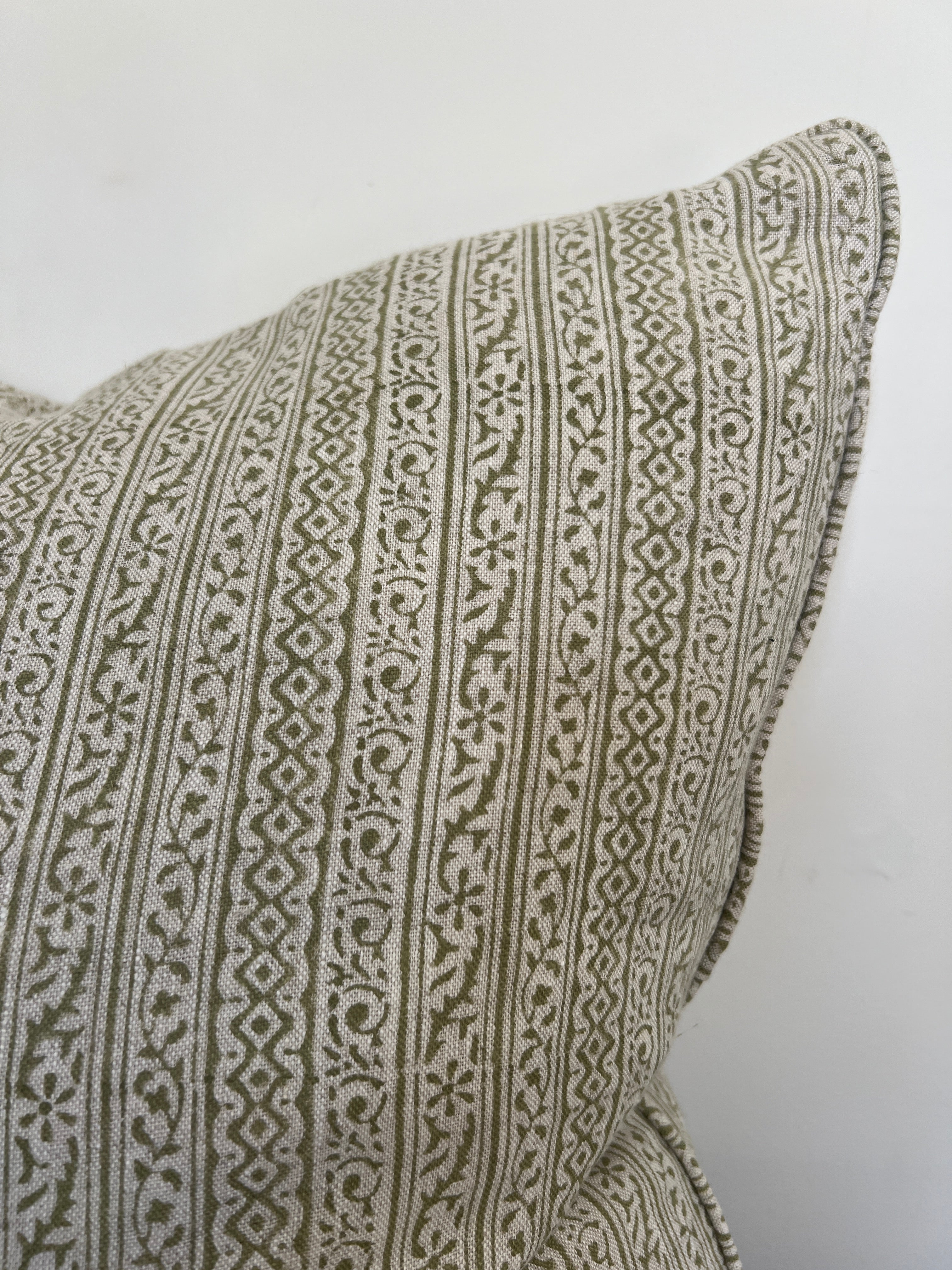 GP & J Baker House Cushion in Cherbury Green