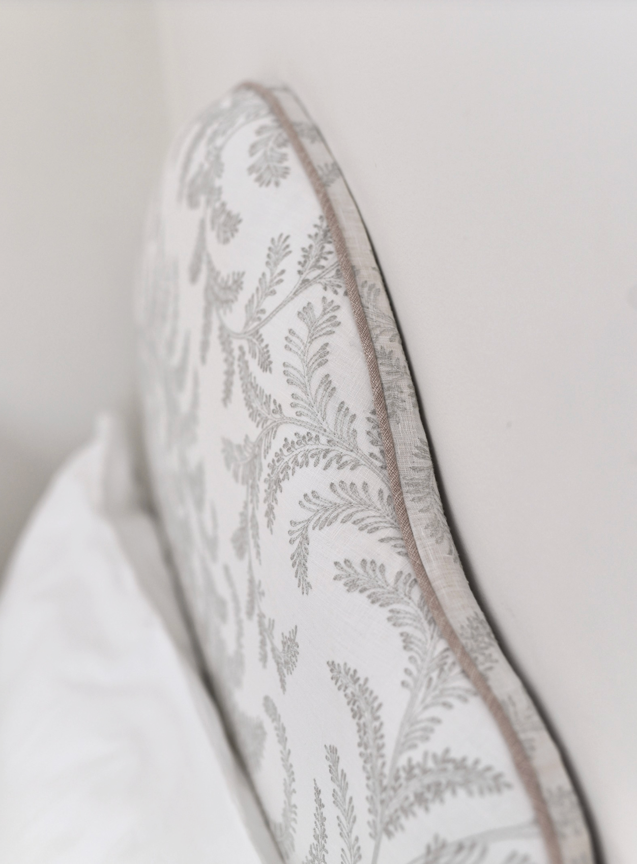 Headboard in Colefax & Fowler fabric