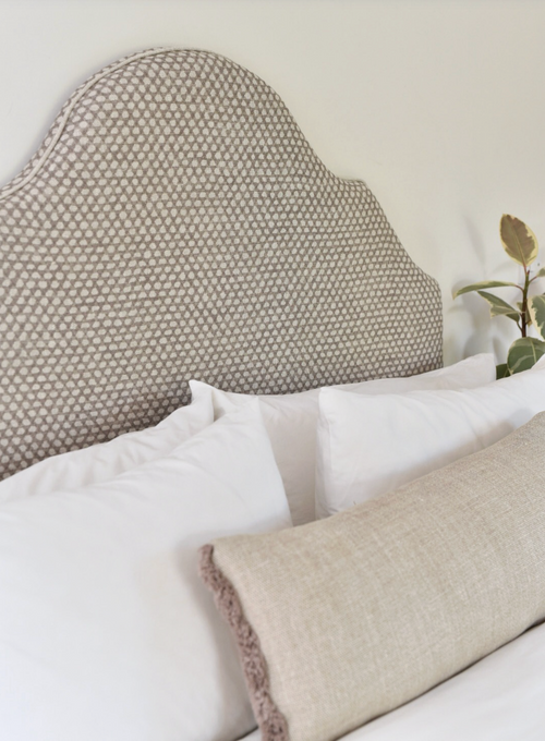 Headboard in Fermoie Wicker