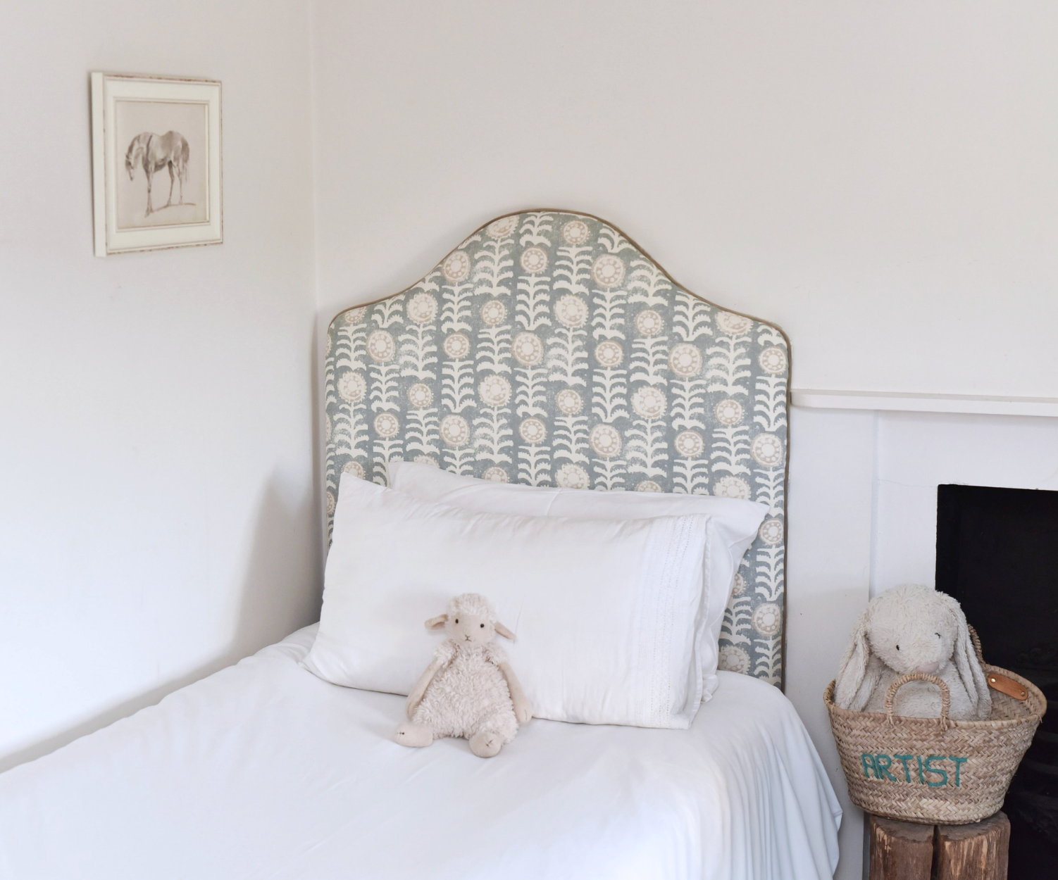 Headboard in Penny Morrison